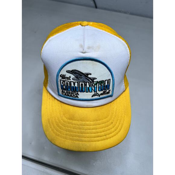 Vintage 90’s Mesh Snapback Patch Trucker Hats Alberta Canada - EDMONTON - Y2K - Picture 4 of 10